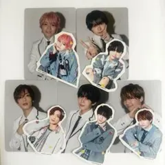 【バラ売り可】なにわ男子 HARDWORK トレカ&ステッカー