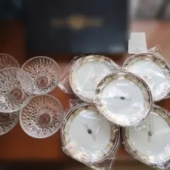 【未使用】オリエント急行 デザートセット 15点 桃山陶器 金彩 ボウル 皿のサムネイル