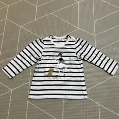 petit main ストライプ長袖Tシャツ