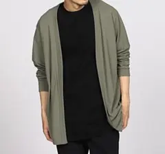 EN ROUTE ポリエステルピケノーボタンカーディガン サイズ1