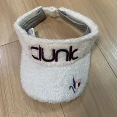 clunk ホワイト バイザー FREEサイズ