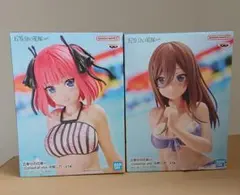 五等分の花嫁 Celestial vivi 中野二乃 中野三玖 フィギュア 水着