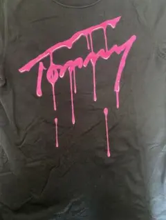 Tommy ドリッピングロゴ Tシャツ M 黒のサムネイル