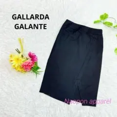 GALLARDA GALANTE 膝丈　タイトスカート　スリット入　S 黒のサムネイル