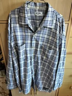 PRO-KEDS 長袖シャツ 4L 青と白チェック