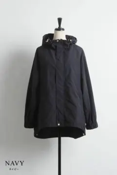 &.NOSTALGIA 撥水加工裾ドロストミドル丈ブルゾンのサムネイル