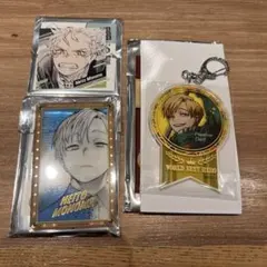 ヒロアカ　物間寧人　原画展　アクリルキーホルダー　ステッカー　箔押しクリアカード