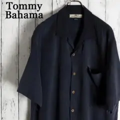 TommyBahama トミーバハマ ゆるダボ 高級シルク100％半袖開襟シャツ