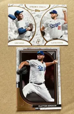 Topps クレイトン・カーショーウ選手カード DYNAMIC DUALS