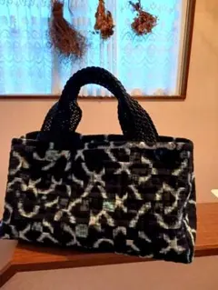 ハンドメイド絣 バッグ