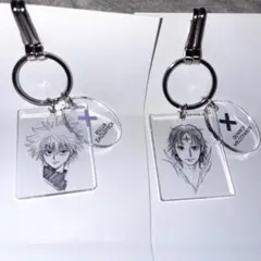 HUNTER×HUNTER クリアベースキーホルダー キルア クロロ