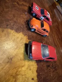 昭和レトロ　ミニカー3台まとめ　ジャンクにて