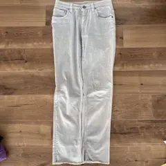 STRAIGHT LEG JEAN LOW WAIST グレーのサムネイル