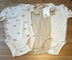 H&M 半袖　ロンパース　3点セット　80サイズ