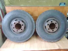 A329 8.25R16 LT 14PR 2本 スチールホイール付 ブリヂストン - メルカリ