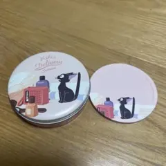 魔女の宅急便 ふせんかん メモ缶　ジジ　猫　ねこ　ピンク　黒猫　くろねこ　ジブリのサムネイル