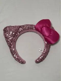 ユニバ キティ カチューシャ ピンク