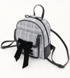 ✨美品✨axesfemmePOETIQUE チェック柄　ベロアリボン