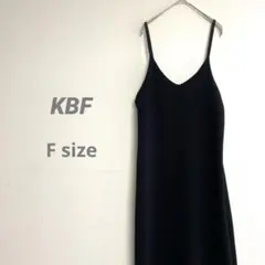 ケービーエフ レディース ストレッチキャミワンピース なめらか もちもち F