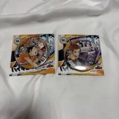 ハイキュー!! 西谷夕 東峰旭 缶バッジ2個セット