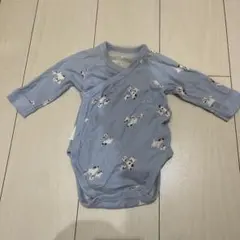 犬のプリントロンパース 60サイズ