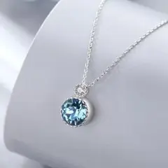 ネックレス　レディース　シルバー925    全4カラー　ジルコニア　シンプル