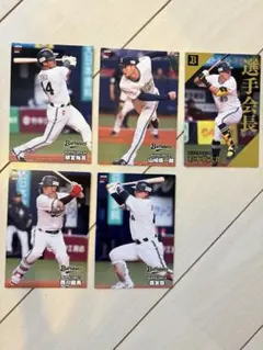 カルビー プロ野球チップス 2024 オリックス・バファローズ 5枚セット