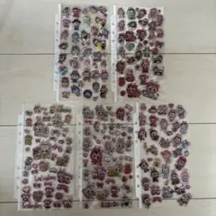 ボンボンドロップ風シール　3D 立体　ぷくぷくシール　　ラブブ　5枚　おすそわけ