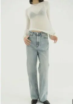 CLANE ☆ SECOND DENIM PANTS アイスブルー1 - メルカリ
