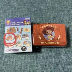 ブリキ缶入りシール＆メモ トイストーリー ジェシーのサムネイル