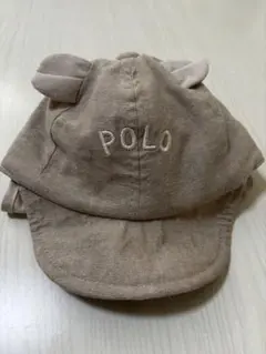 POLO ベビー　耳付きキャップ　40センチ