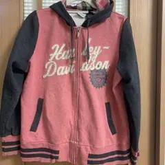 Harley-Davidson フード付きパーカー 赤/黒