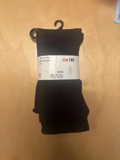未使用　UNIQLO KIDS GIRLS レギンス　140 ブラック