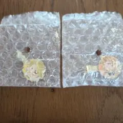 カラフルピーチ　メタルヘアクリップ　えと　たっつん