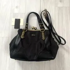 美品✨ ANNA SUI アナスイ トートバッグ ノヴァ 本革 ブラック 肩掛け