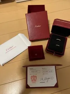 Cartier リング 2点セット 証明書付きのサムネイル