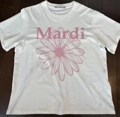 Mardi Mercredi Tシャツ クリームホワイト ピンクのサムネイル