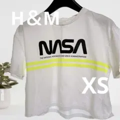 【H＆M】NASA ショート丈Tシャツ XS ★19900