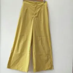 MK ミッシェルクラン ワイドパンツ マスタードイエロー 38 Mサイズ 美品