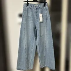 mystic ミスティック　サイズ2 デニム　パンツ　ライトブルー ワイドのサムネイル