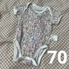 ユニクロ Paul & JOE 花柄ボディスーツ　ポールアンドジョー　ポルジョ