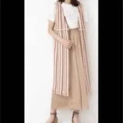 ノースリーブニットトップス【NATURAL BEAUTY BASIC】