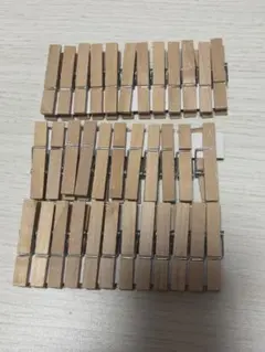 木製クリップ 約40個入り