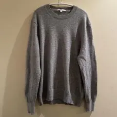 UNIQLO ユニクロ　カシミヤ100% Uネックセーター 【サイズM】グレー