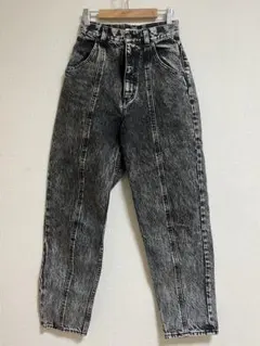 SNIDEL ブラックデニムジーンズ サイズ0のサムネイル