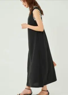 新品GREENLABELRELAXINGノースリーブワンピース　黒