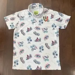 【BLUE CRUSH 】 ゴルフウェア デザイン半袖ポロシャツ　M