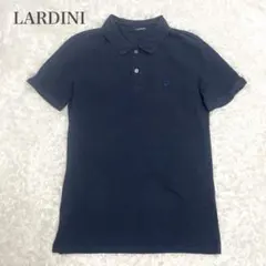 LARDINI ラルディーニ ポロシャツ ブートニエール刺繍　イタリア製　M LARDINI ラルディーニ ポロシャツ ブートニエール刺繍 イタリア製 M