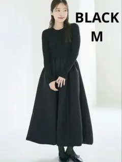 新品未使用coca バルーンスカート ドレス 黒 ブラック M