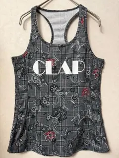 #4950 【CLAP ペイズリー×チェック柄 タンクトップ Mサイズ】のサムネイル